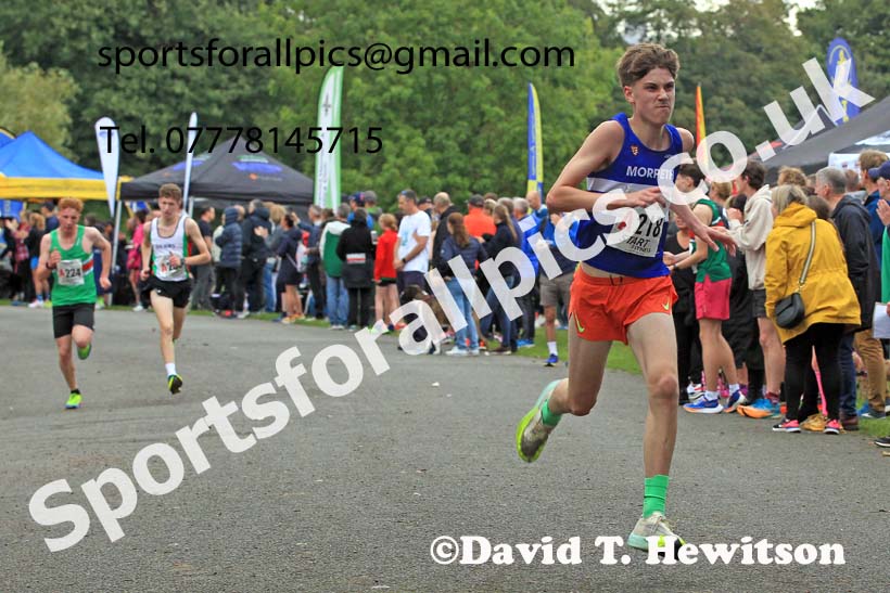 Mens under-17s 2023 Northern 6 and 4 Stage Relays and Youngsters, Birkenhead Park, Wirral.  Photo: David T. Hewitson/Sports for All Pics